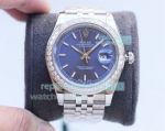 Replica Rolex Datejust II 41MM SS Blue Dial Diamond Bezel Jubilee Watch